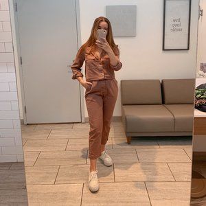 NWT Madewell Long-sleeved jumpsuit